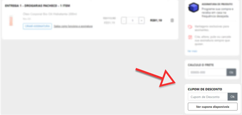 Tutorial como usar cupom Drogaria Pacheco