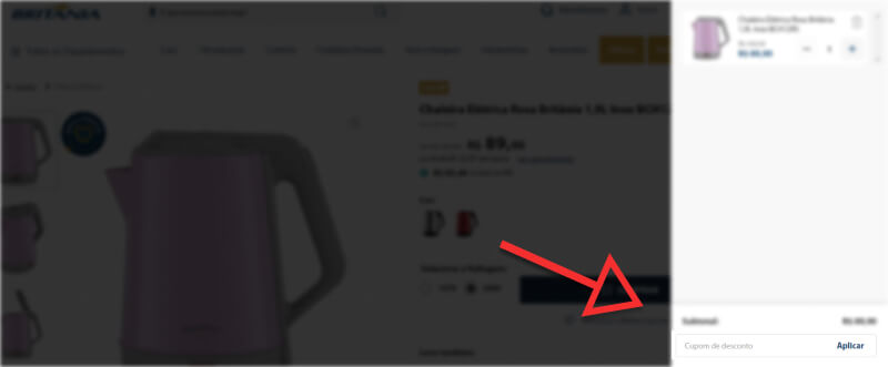 Tutorial como usar cupom Britânia